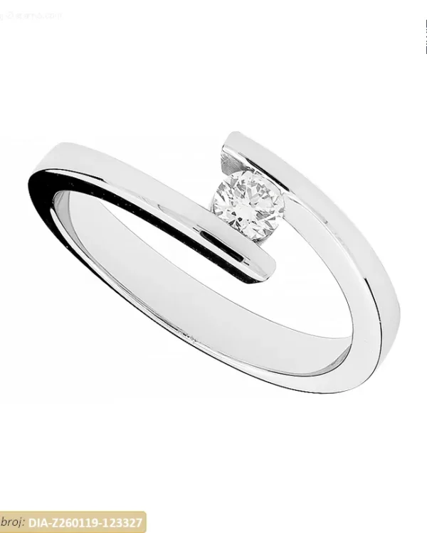 ZLATNI ZARUČNI PRSTEN S DIJAMANTOM (Z260119-123327)