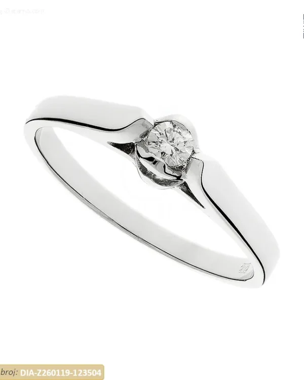 ZLATNI ZARUČNI PRSTEN S DIJAMANTOM (Z260119-123504)