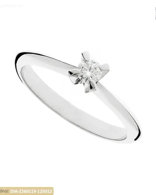 ZLATNI ZARUČNI PRSTEN S DIJAMANTOM (Z260119-125012)