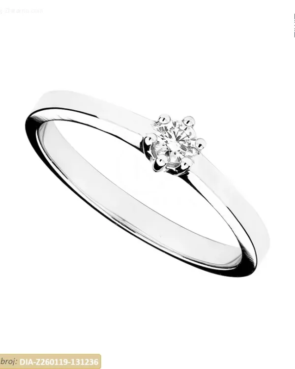 ZLATNI ZARUČNI PRSTEN S DIJAMANTOM (Z260119-131236)