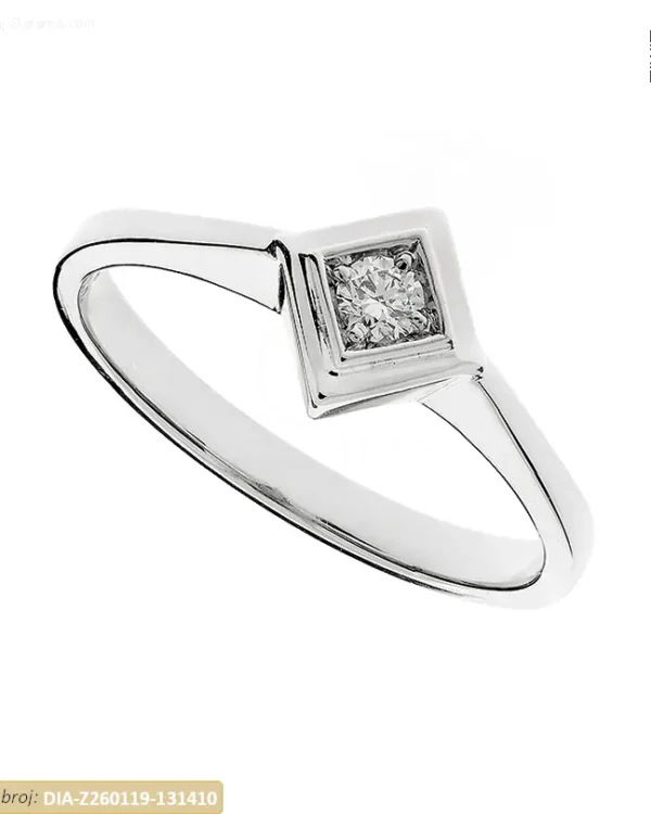ZLATNI ZARUČNI PRSTEN S DIJAMANTOM (Z260119-131410)