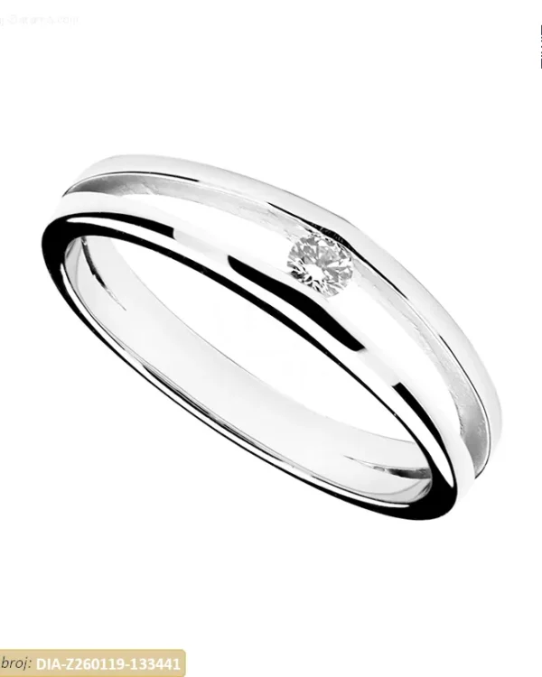 ZLATNI ZARUČNI PRSTEN S DIJAMANTOM (Z260119-133441)