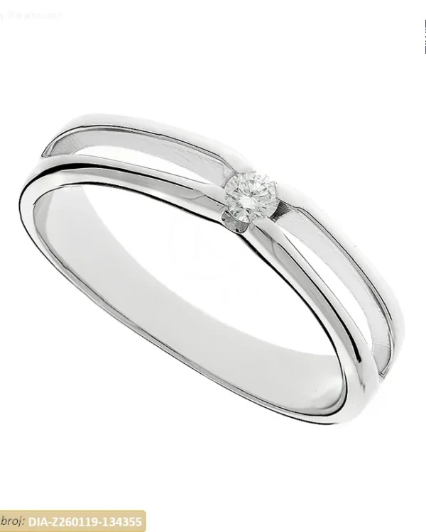 ZLATNI ZARUČNI PRSTEN S DIJAMANTOM (Z260119-134355)