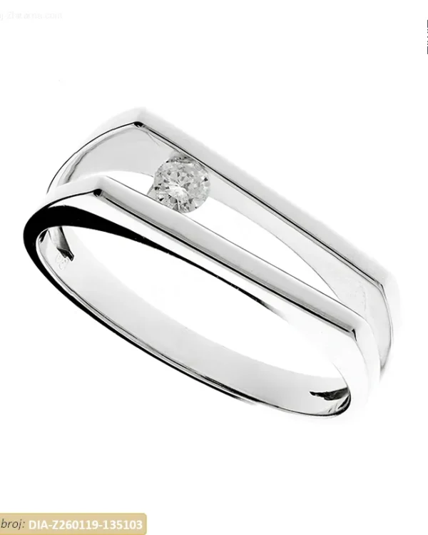 ZLATNI ZARUČNI PRSTEN S DIJAMANTOM (Z260119-135103)