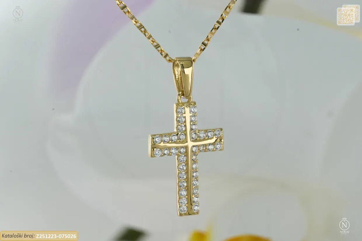 ZLATNA OGRLICA - KRIŽ (Z251223-075026)