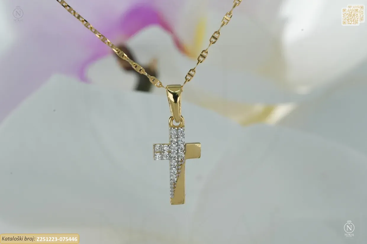 ZLATNA OGRLICA - KRIŽ (Z251223-075446)