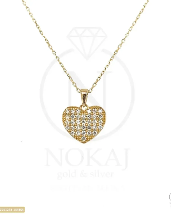 ZLATNA OGRLICA S CIRKONIMA - SRCE (Z251223-134454)