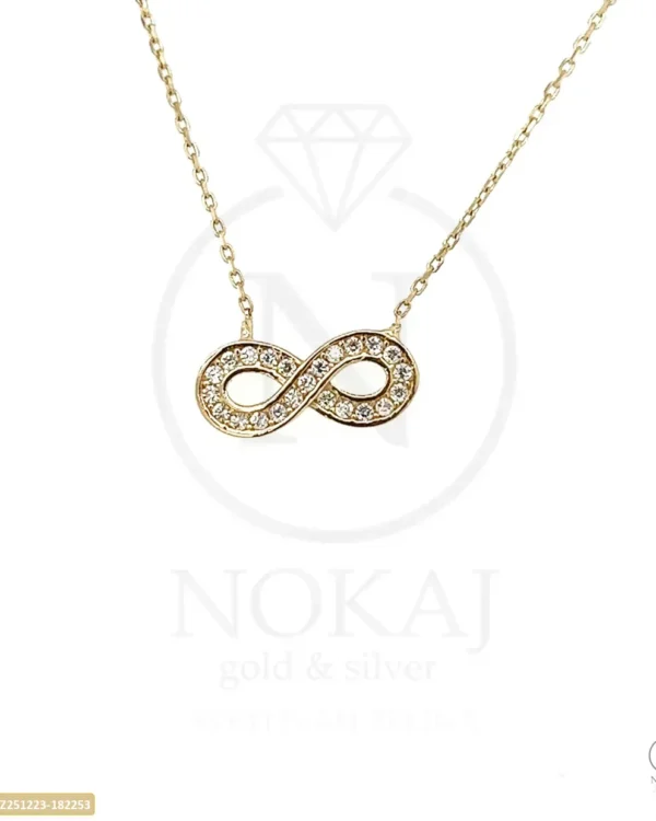 ZLATNA OGRLICA S CIRKONIMA - BESKONAČNOST (Z251223-182253)