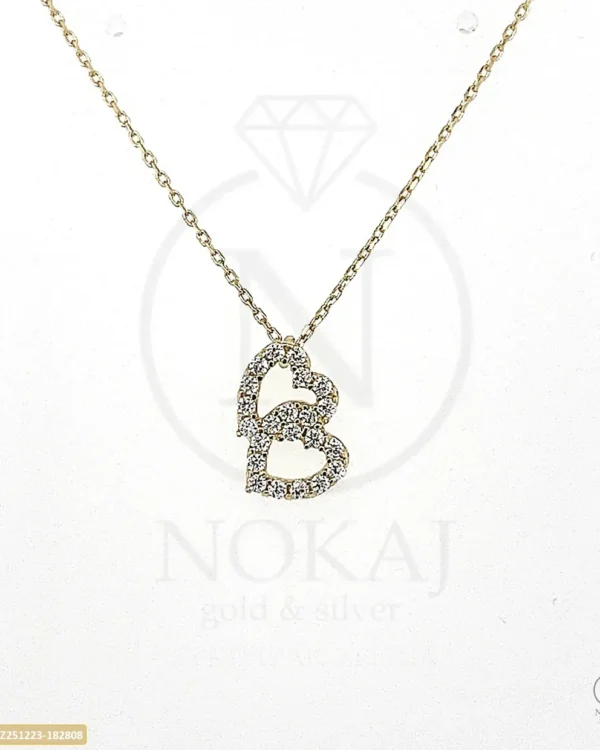 ZLATNA OGRLICA S CIRKONIMA - SRCE (Z251223-182808)