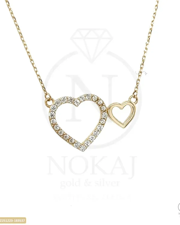 ZLATNA OGRLICA S CIRKONIMA - SRCE (Z251223-183537)