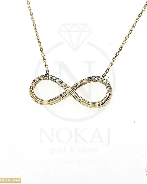ZLATNA OGRLICA S CIRKONIMA - BESKONAČNOST (Z251223-183843)