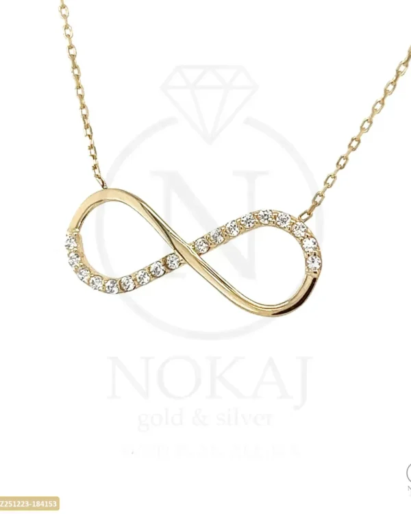 ZLATNA OGRLICA S CIRKONIMA - BESKONAČNOST (Z251223-184153)