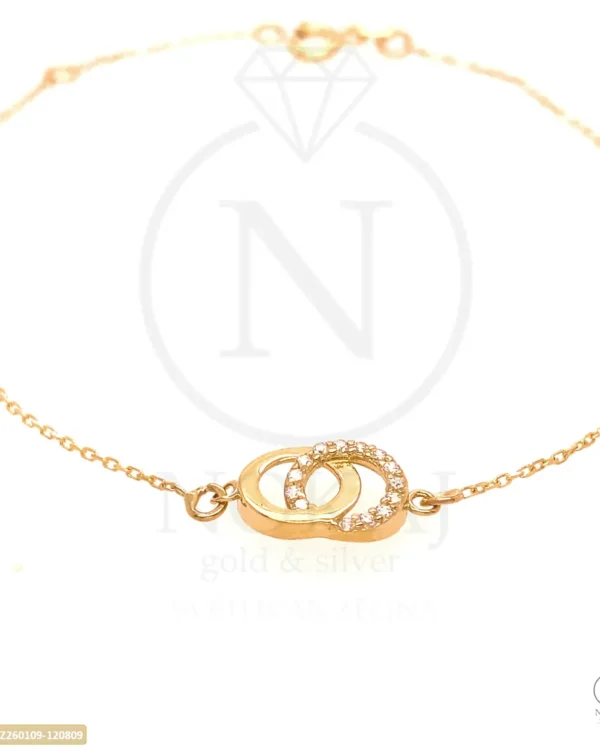 ZLATNA NARUKVICA S CIRKONIMA (Z260109-120809)