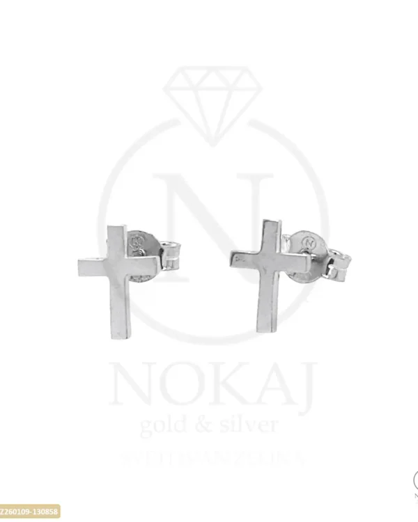 ZLATNE NAUŠNICE - KRIŽ (Z260109-130858)