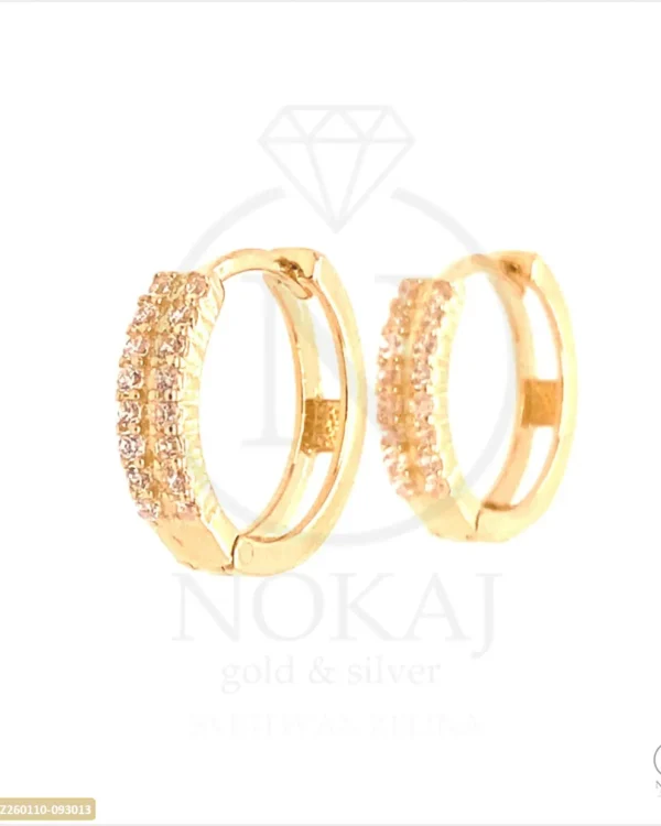 ZLATNE NAUŠNICE S CIRKONIMA (Z260110-093013)