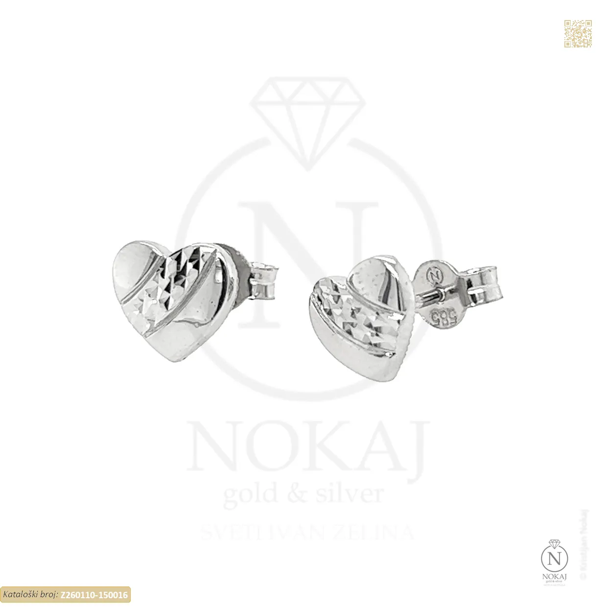 ZLATNE NAUŠNICE - SRCE (Z260110-150016)