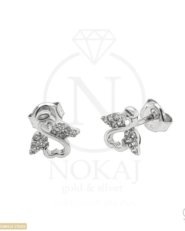 ZLATNE NAUŠNICE S CIRKONIMA - ANĐEO (Z260112-175222)