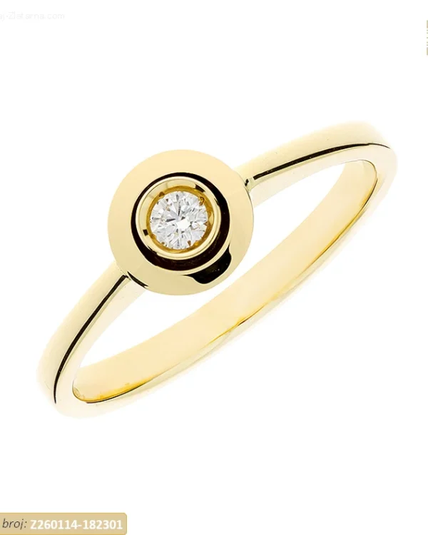 ZLATNI ZARUČNI PRSTEN (Z260114-182301)