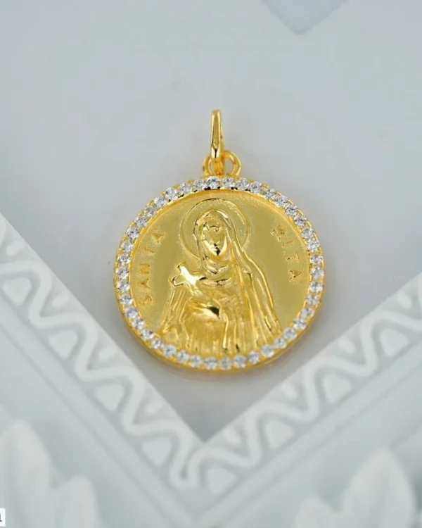 SREBRNI PRIVJESAK S CIRKONIMA - SV.RITA (S260120-125641)