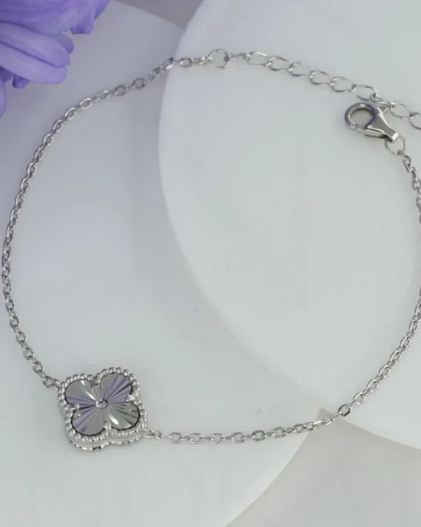 SREBRNA NARUKVICA - DJETELINA (S260120-134635)