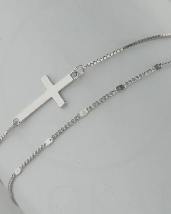 SREBRNA NARUKVICA - KRIŽ (S260120-143906)