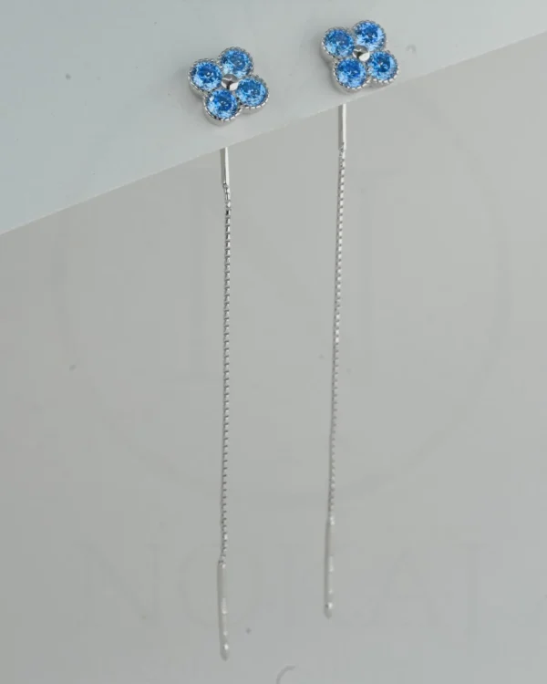 SREBRNE NAUŠNICE S CIRKONIMA - DJETELINA (S260127-181412)