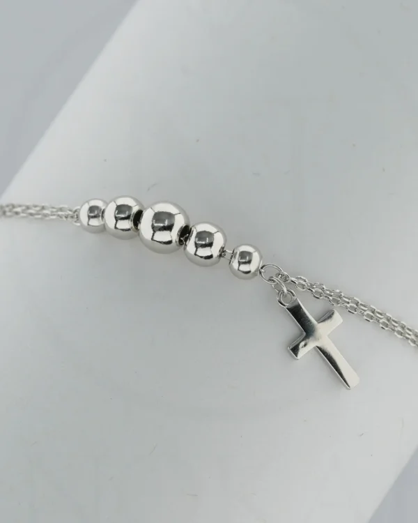 SREBRNA NARUKVICA - KRIŽ (S260130-184234)