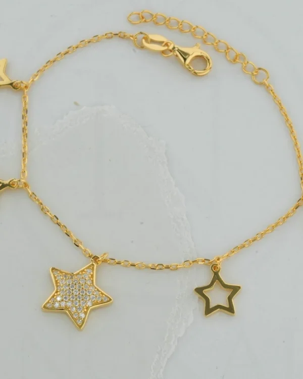 SREBRNA NARUKVICA S CIRKONOM - ZVIJEZDA (S260130-185414)