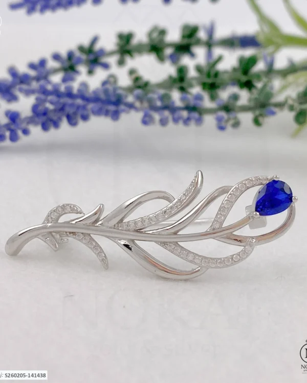 SREBRNI BROŠ S CIRKONIMA (S260205-141438)