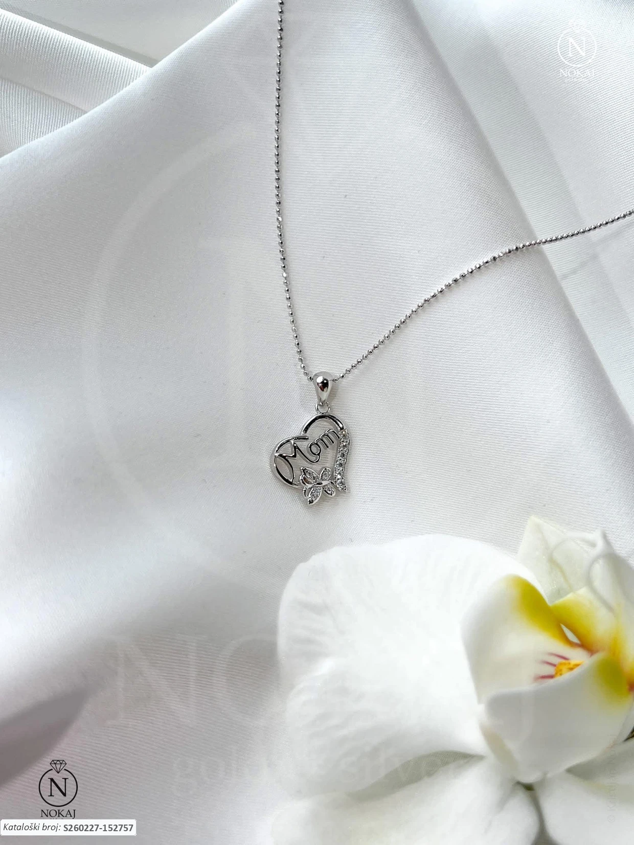 SREBRNA OGRLICA S CIRKONIMA - MOM (S260227-152757)