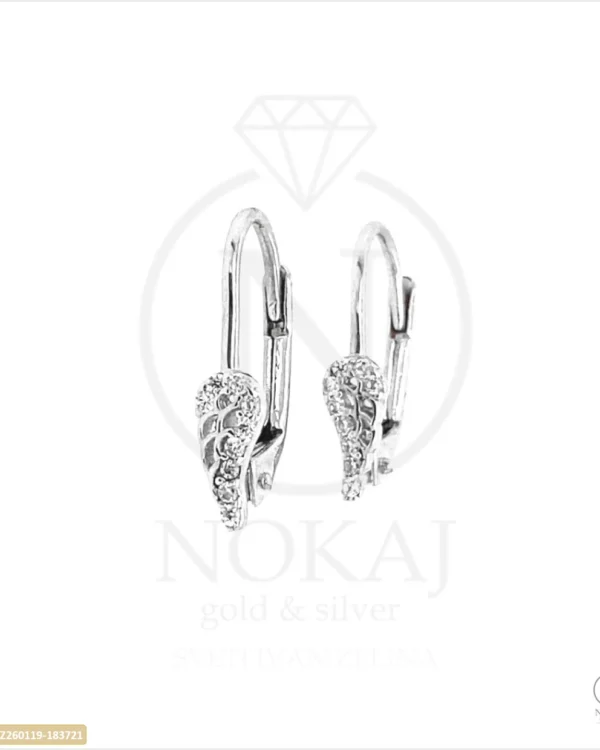 ZLATNE NAUŠNICE S CIRKONIMA - ANĐELOVA KRILA (Z260119-183721)