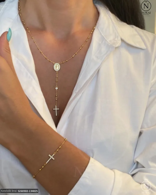 SREBRNI KOMPLET - KRIŽ (S260302-134825)