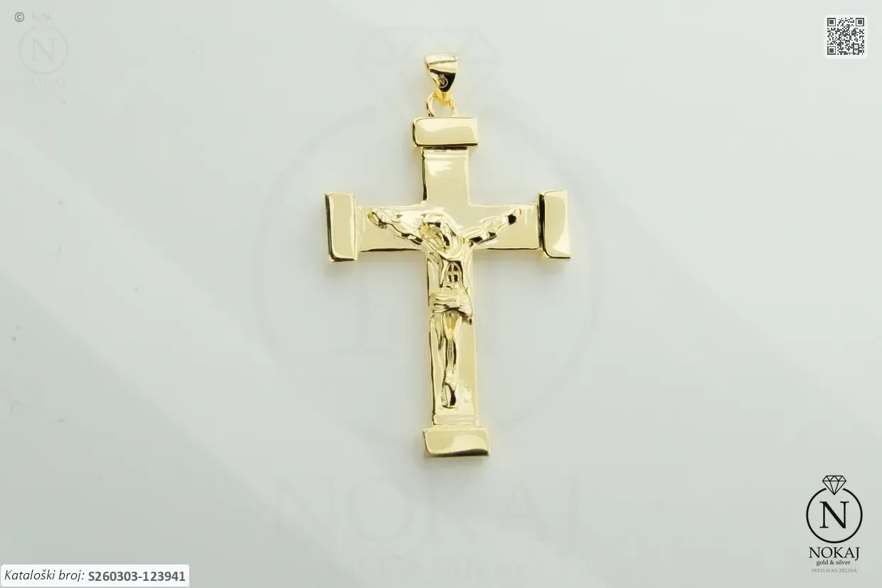 SREBRNI PRIVJESAK - KRIŽ (S260303-123941)