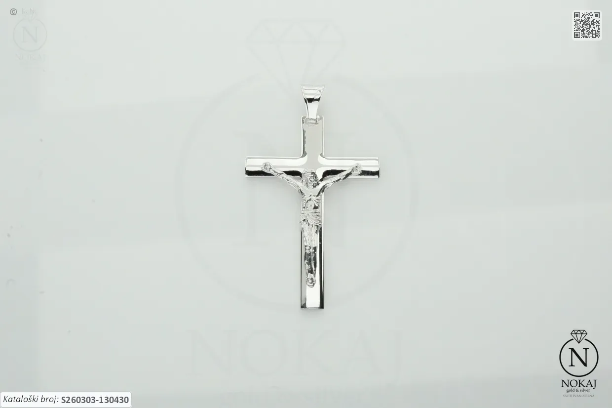 SREBRNI PRIVJESAK - KRIŽ (S260303-130430)
