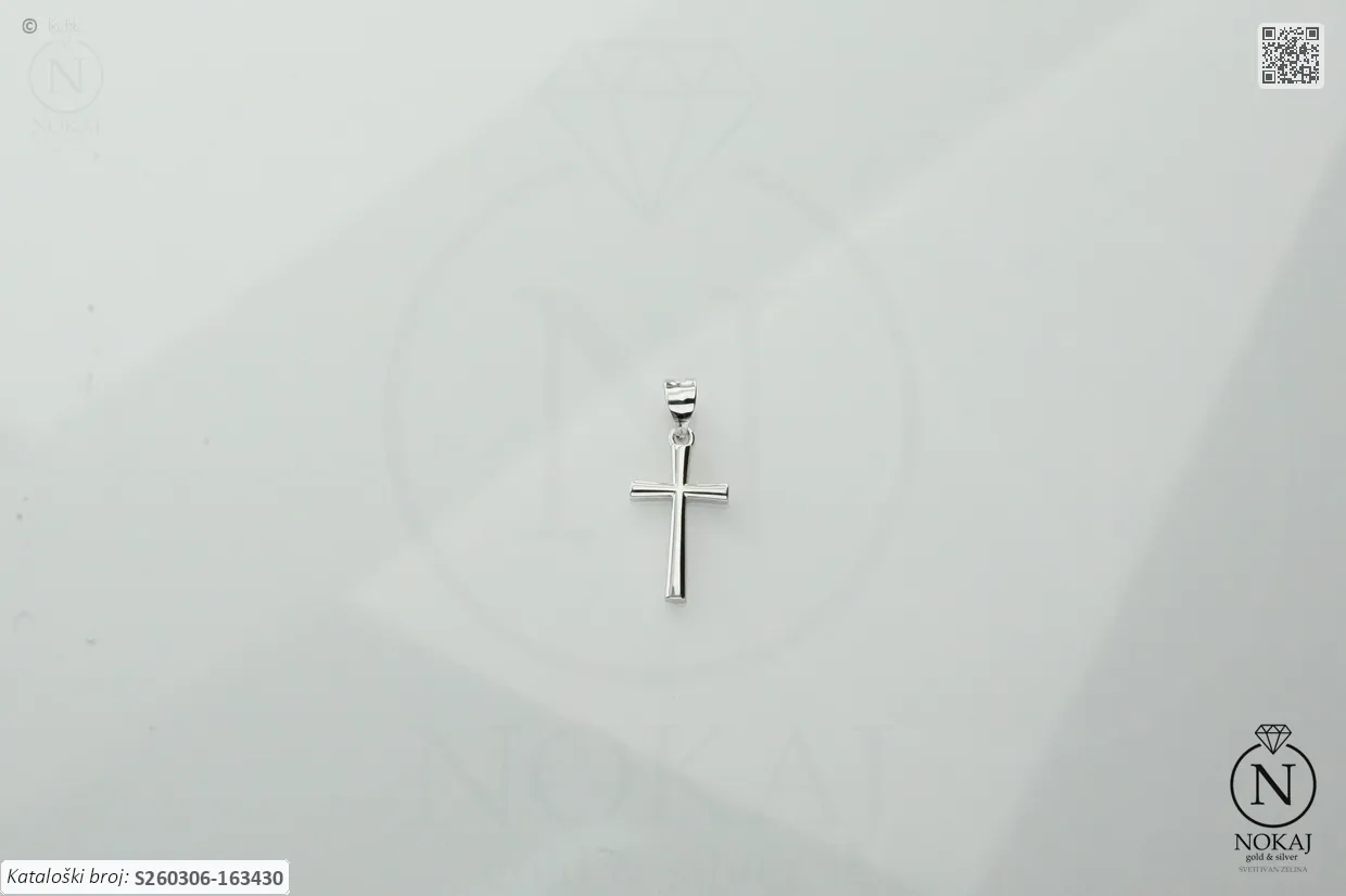 SREBRNI PRIVJESAK - KRIŽ (S260306-163430)