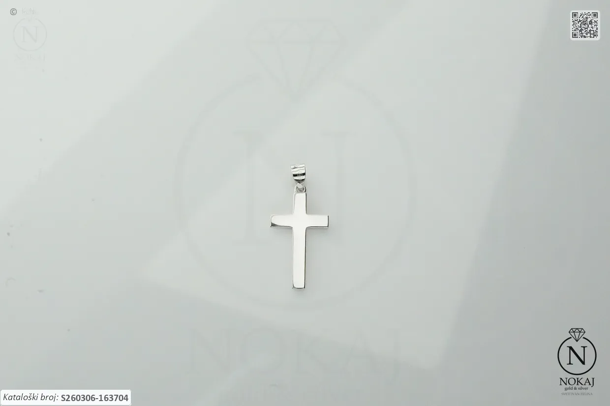 SREBRNI PRIVJESAK - KRIŽ (S260306-163704)