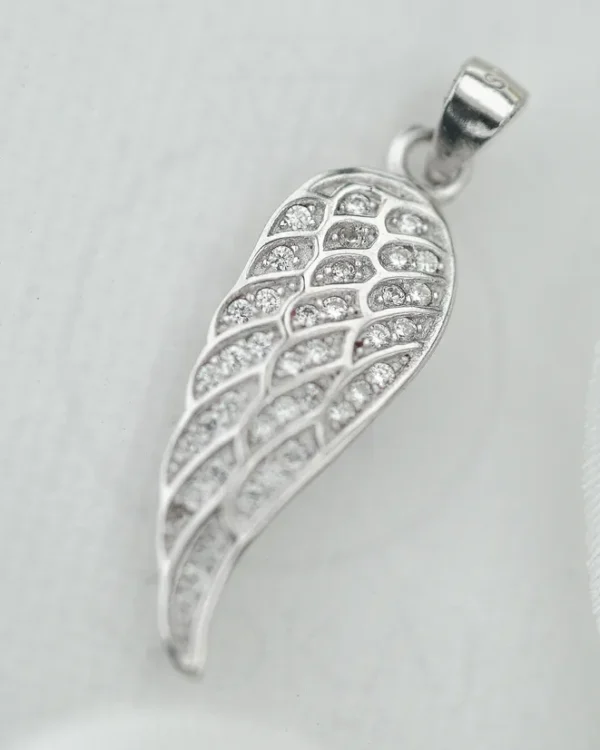 SREBRNI PRIVJESAK S CIRKONIMA - ANĐELOVA KRILA (S260309-124957)