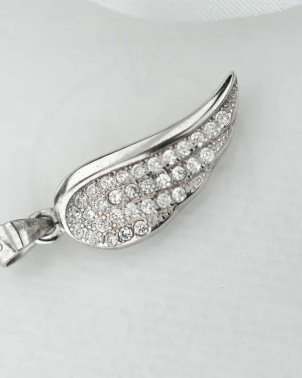 SREBRNI PRIVJESAK S CIRKONIMA - ANĐELOVA KRILA (S260309-125042)