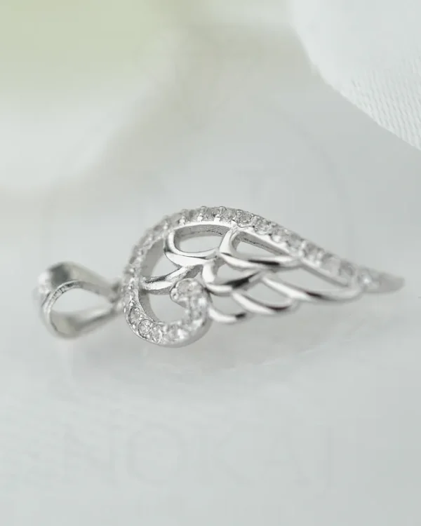 SREBRNI PRIVJESAK S CIRKONIMA - ANĐELOVA KRILA (S260309-125135)