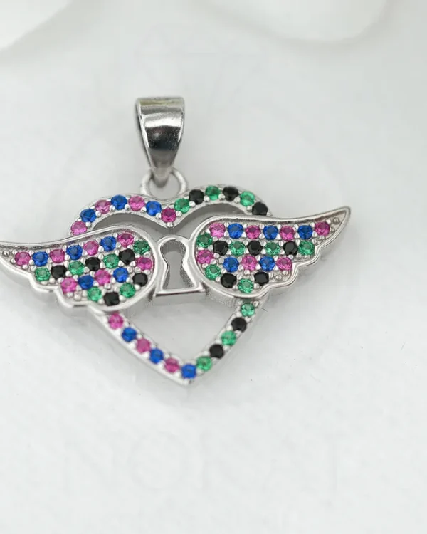 SREBRNI PRIVJESAK S CIRKONIMA - ANĐELOVA KRILA (S260309-125928)