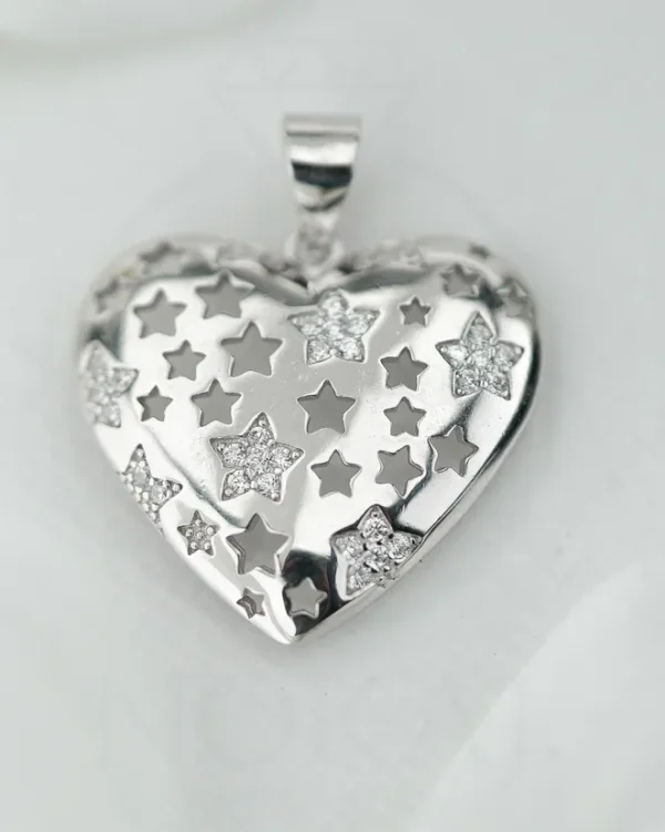 SREBRNI PRIVJESAK S CIRKONIMA - ZVIJEZDA (S260309-130609)