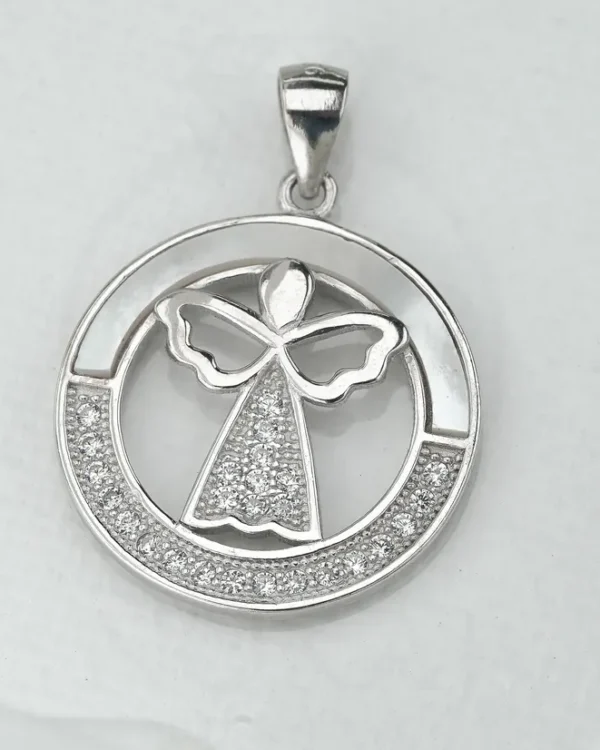 SREBRNI PRIVJESAK S CIRKONIMA - ANĐEO (S260309-153747)