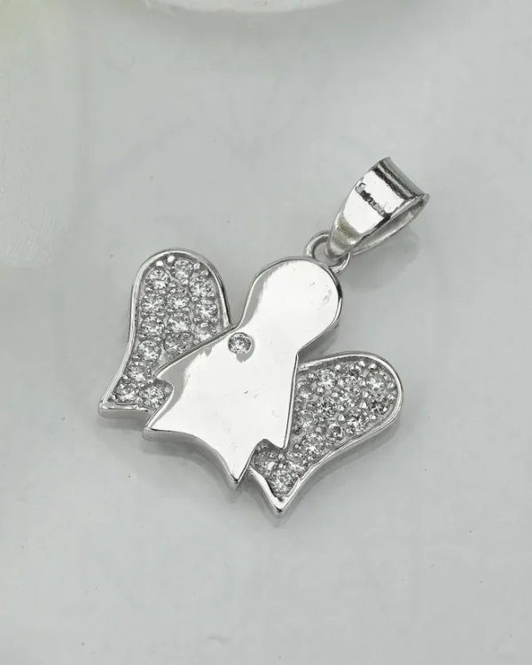 SREBRNI PRIVJESAK S CIRKONIMA - ANĐEO (S260309-154459)