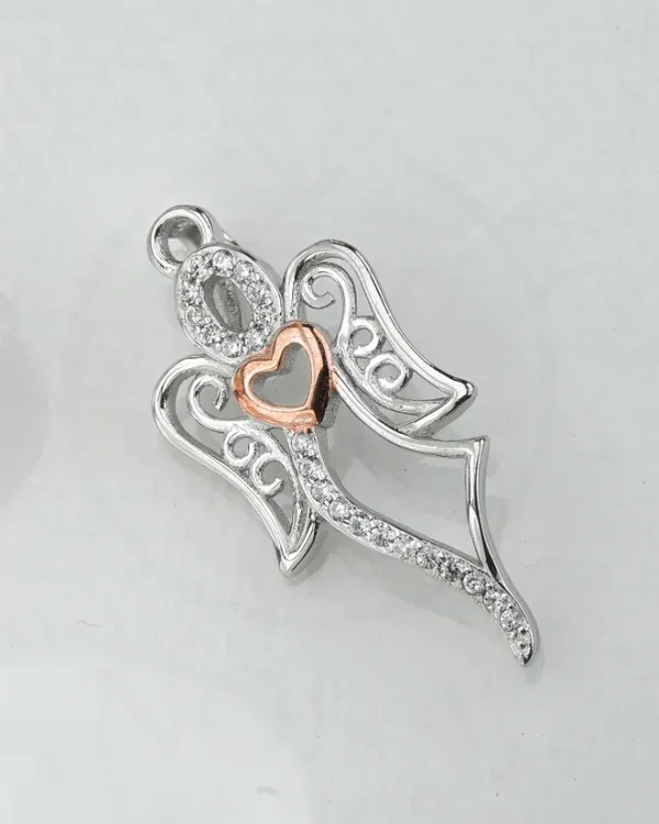 SREBRNI PRIVJESAK S CIRKONIMA - ANĐEO (S260309-154744)