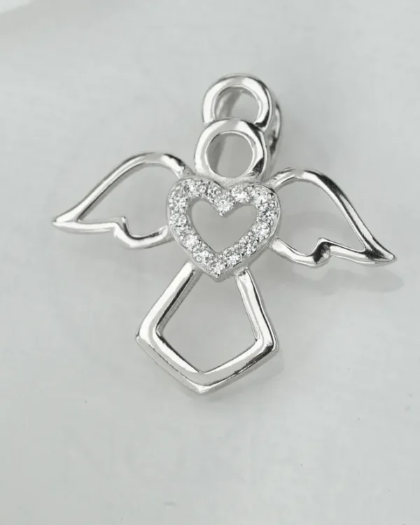 SREBRNI PRIVJESAK S CIRKONIMA - ANĐEO (S260309-154857)