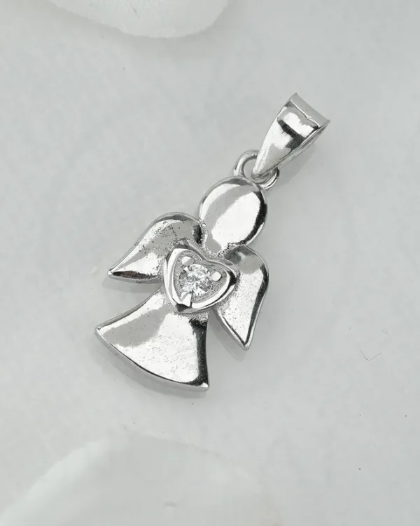 SREBRNI PRIVJESAK S CIRKONIMA - ANĐEO (S260309-155127)