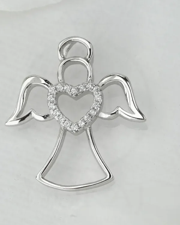 SREBRNI PRIVJESAK S CIRKONIMA - ANĐEO (S260309-155219)