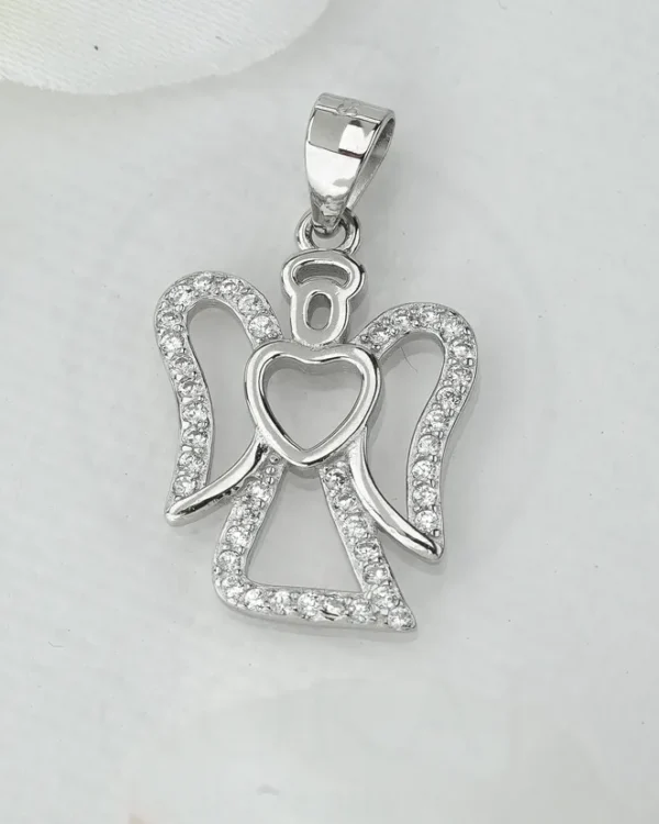 SREBRNI PRIVJESAK S CIRKONIMA - ANĐEO (S260309-155339)