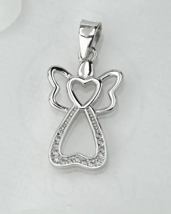 SREBRNI PRIVJESAK S CIRKONIMA - ANĐEO (S260309-155744)