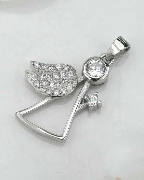 SREBRNI PRIVJESAK S CIRKONIMA - ANĐEO (S260309-160330)